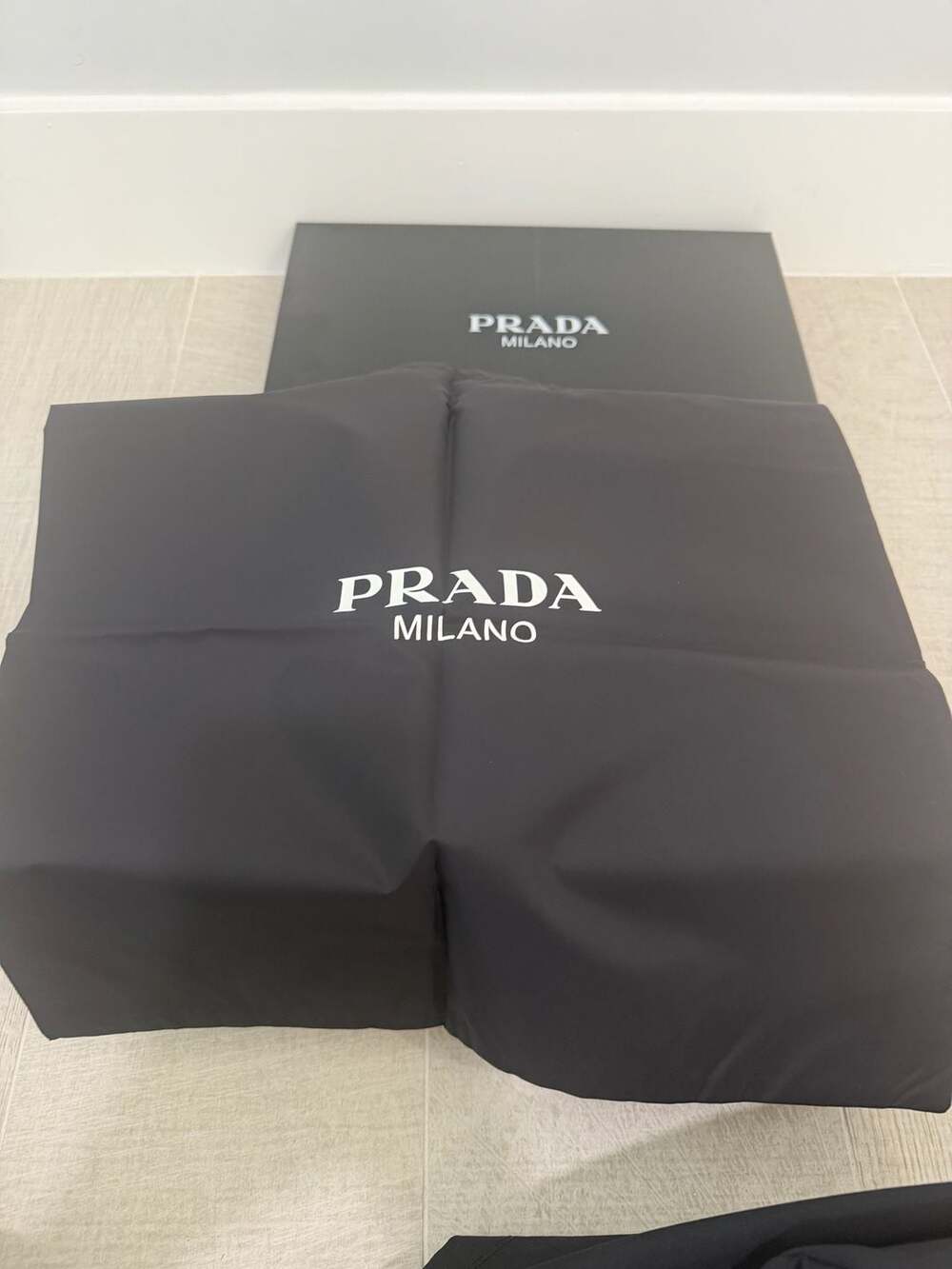 Prada Double Wheel Nylon Gabardine Low-Top Sneakers Black White - Picture 12 of 14